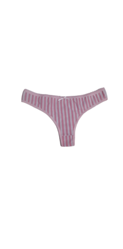 COLALESS MICROFIBRA RAYADA ROSA PACK X6 - DIME QUIEN ERES - ART. 202