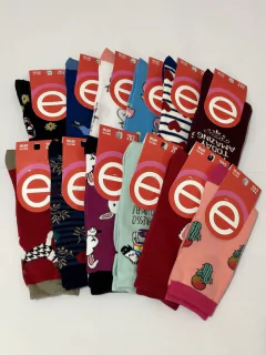 MEDIAS DE DAMA ESTAMP ELEMENTO x Docena - Art. 200 - Casa Medilen || Venta por Mayor  de Blanquería, Lencería y Ropa de Cama