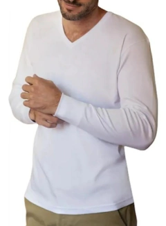 CAMISETA INTERLOCK ESCOTE EN V - NAROCA/DOS REYES - ART: 994 - comprar online