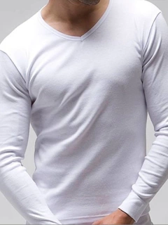 CAMISETA INTERLOCK ESCOTE EN V - NAROCA/DOS REYES - ART: 994