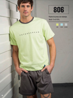 PIJAMA JERSEY CON ESTAMPA - TIPICO - ART. 806