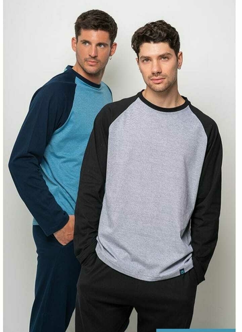PIJAMA DE HOMBRE MIL RAYAS COMBINADO - TIPICO - ART. 910