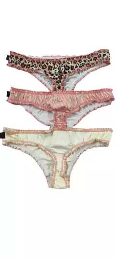 PACK X3 COLA-LESS MICROFIBRA ESTAMPADO - BANNET - ART. 188 en internet