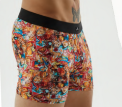 BOXER HOMBRE ALG&LYC ESTAMP. GENESIS - XY - ART. 9001