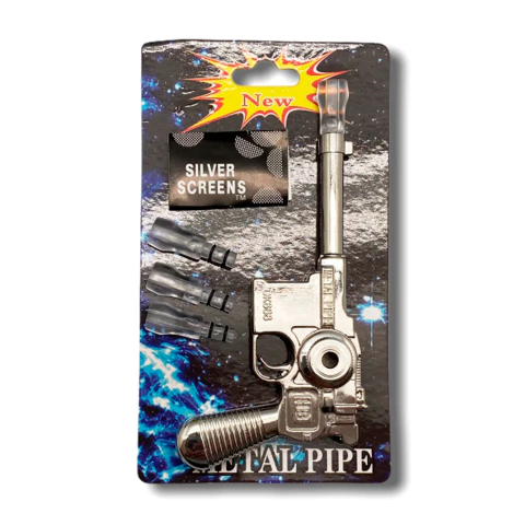 Pipa Pistola 5 Filtros y 3 Boquillas