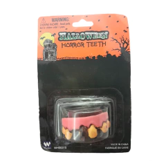 Dientes Grilz Halloween Dentadura Rota Amarilla