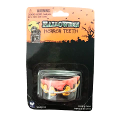 Dientes Grilz Halloween Dentadura Rota Amarilla - comprar online