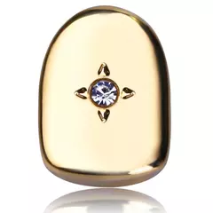 Parrilla para Dientes Grillz Strass Zircon Dorado