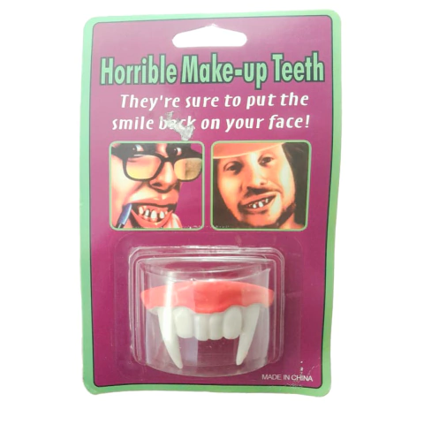 Dientes Halloween Dentadura Colmillos