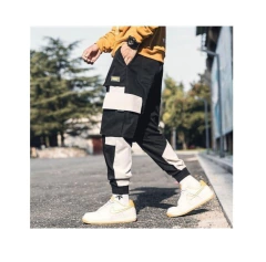 Pantalon Cargo TechWear Ajustable Duo Color Negro 339 - comprar online