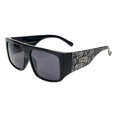 Anteojos De Sol Locs Negros Bandana Negra N° 91148 - comprar online