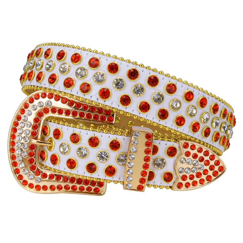 Cinto Cinturon Cowboy Bb Belt Hebilla Strass Trap Modelo 27