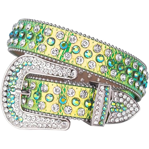 Cinto Cinturon Cowboy Bb Belt Hebilla Strass Trap Modelo 30