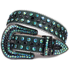Cinto Cinturon Cowboy Bb Belt Hebilla Strass Trap Modelo 31