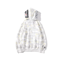 Campera Hoodie BAPE Full Zip Shark Camo Glow In The Dark - 220USD - comprar online