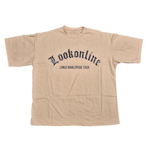 Remera Lookonline Beige | BOXY FIT