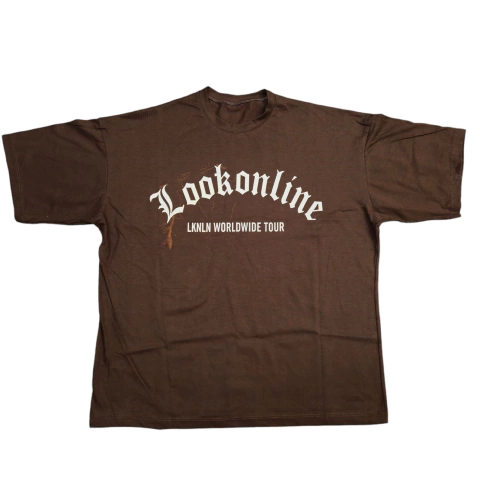 Remera Lookonline Marron | BOXY FIT
