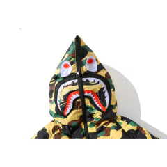 Campera BAPE Puff Jacket Shark Hoodie Camo Wind Stopper - 300 USD - online store