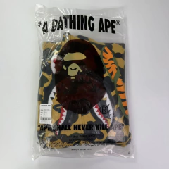 Campera Hoodie BAPE Full Zip Shark Camo Yellow Militar - 220USD en internet