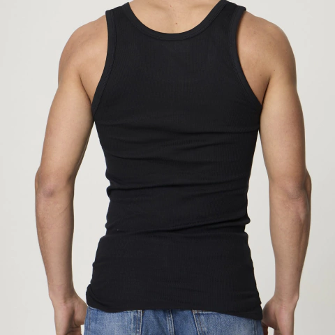 Remera Musculosa Morley Fit Negra