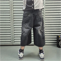 Bermuda Jean Baggy Estrella Desflecada - KITCH TECH