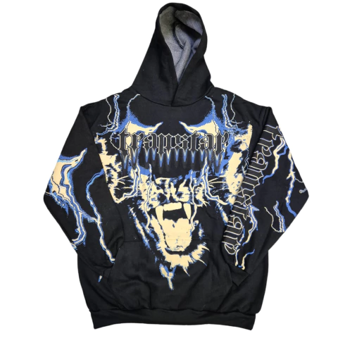 Buzo Hoodie Trapstar 2.0 Negro/Azul
