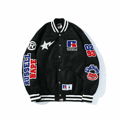 Campera BAPE x Russell College Varsity Jacket (AAA) - 300USD