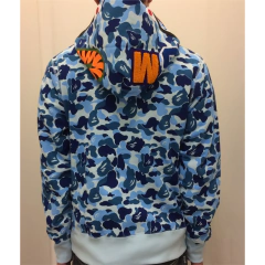 Campera Hoodie BAPE ABC Full Zip Shark Camo Blue (AAA) - 220 USD - tienda online