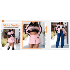 Campera Convertible Crop y Pollera Motomami - comprar online