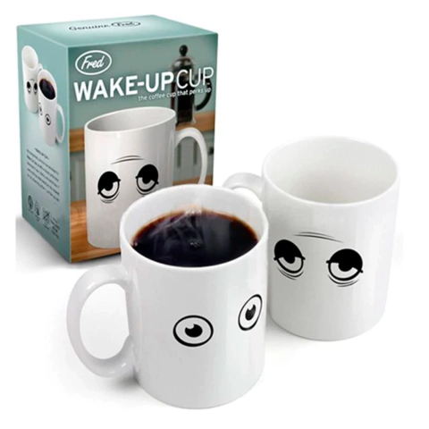 Taza Wake-Up Fred Ojos Termosensible