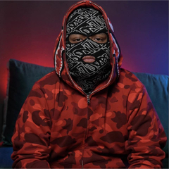 Campera Hoodie BAPE Full Zip Shark Camo Red (AAA) - 220USD - KITCH TECH