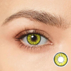 Lentes de Contacto FX Anime Fantasia Cosplay Amarillo/Negro 265 - KITCH TECH
