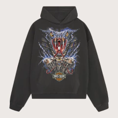 Buzo Hoodie Crop Cobra Motors BOXY FIT