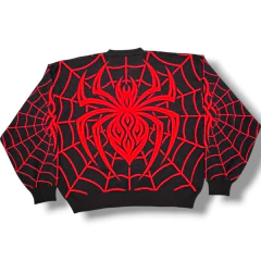 Buzo Sweater Miles Morales SpiderMan - Negro/Rojo en internet
