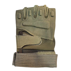 Guantes Tacticos Dedos Cortados Verde - comprar online