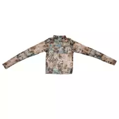 Top Microtul Art Manga Larga