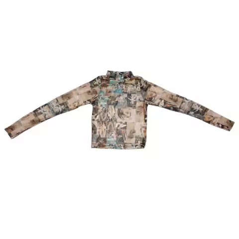 Top Microtul Art Manga Larga