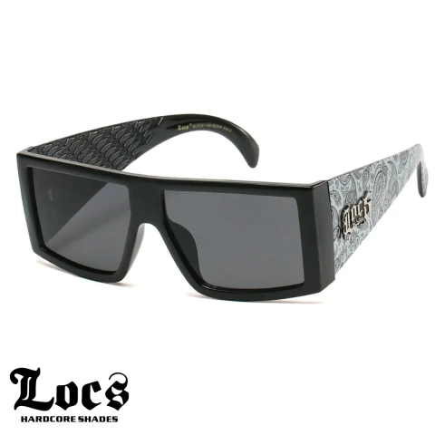 Anteojos de Sol Gafas Locs Oversize Bandana Blanco N° 91160 - comprar online