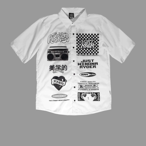 Camisa Estampada Just Winona Ryder