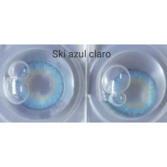 Lentes de contacto efecto real celeste claro + miel - comprar online
