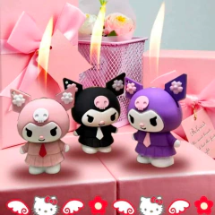 Encendedor Colgante Figura Kuromi Negro - tienda online