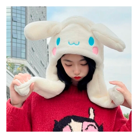 Gorro Orejas Movibles con Luz Cinnamoroll Sanrio