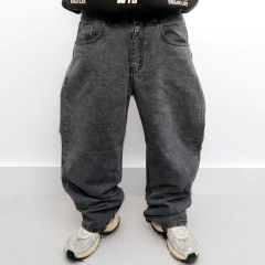 Imagen de Jean Baggy Grey Skull Spider