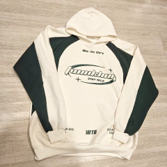 Buzo Hoodie Boxy Twinkling Verde