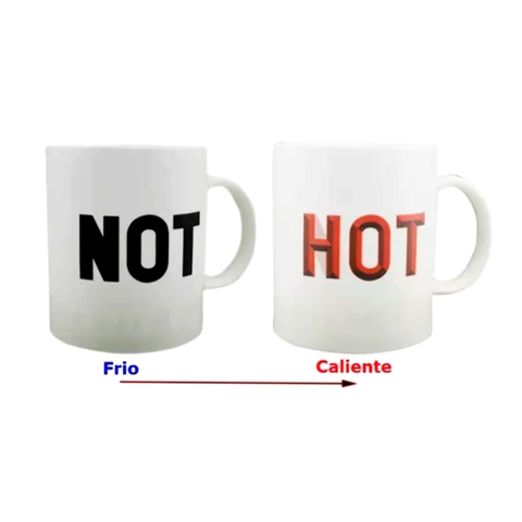 Taza Magica Termosensible Not Hot