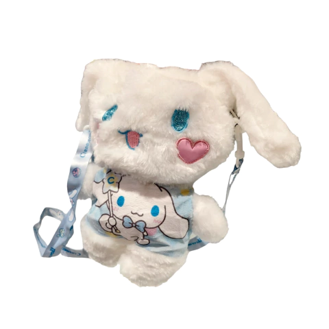 Cartera Peluche Cinnamoroll Ojos Brillos