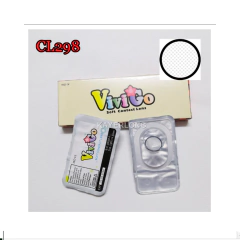 Lentes de Contacto FX Anime Fantasia Cosplay Red Blanco Marco Negro CL298 - comprar online