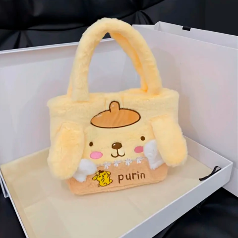 Bolso Cartera de Mano Pompompurin Sanrio Bicolor