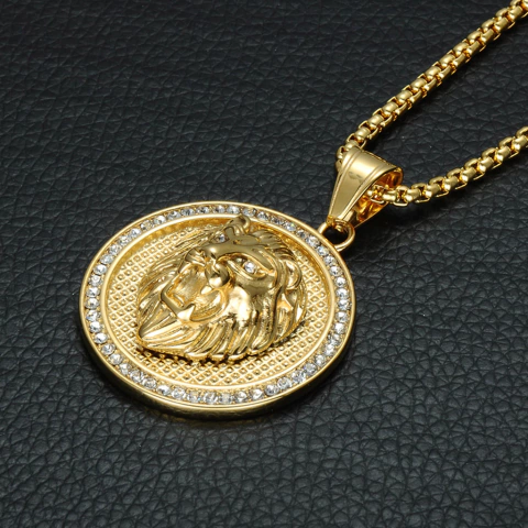 Cadena C/ Dije Pesa Leon 1