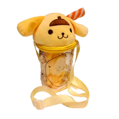 Cartera Vaso Purin Peluche Bolso Sanrio